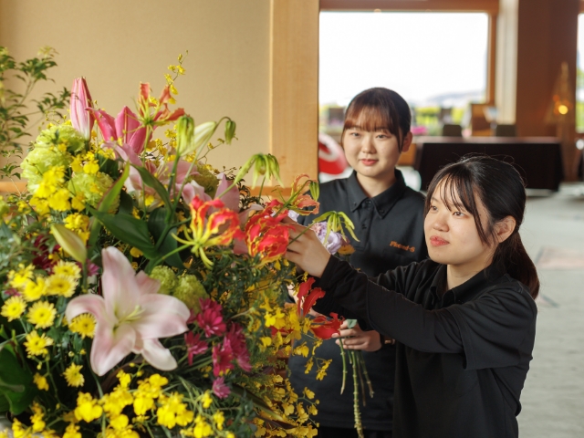 館内装花